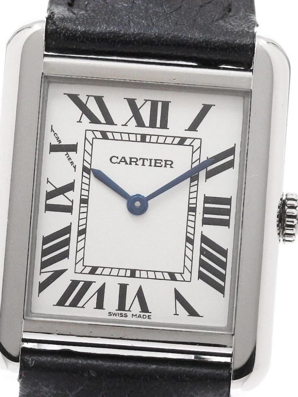 CARTIER Tank solo SM WSTA0030 Silver Dial Quartz Ladies Watch_934106 - Picture 1 of 7